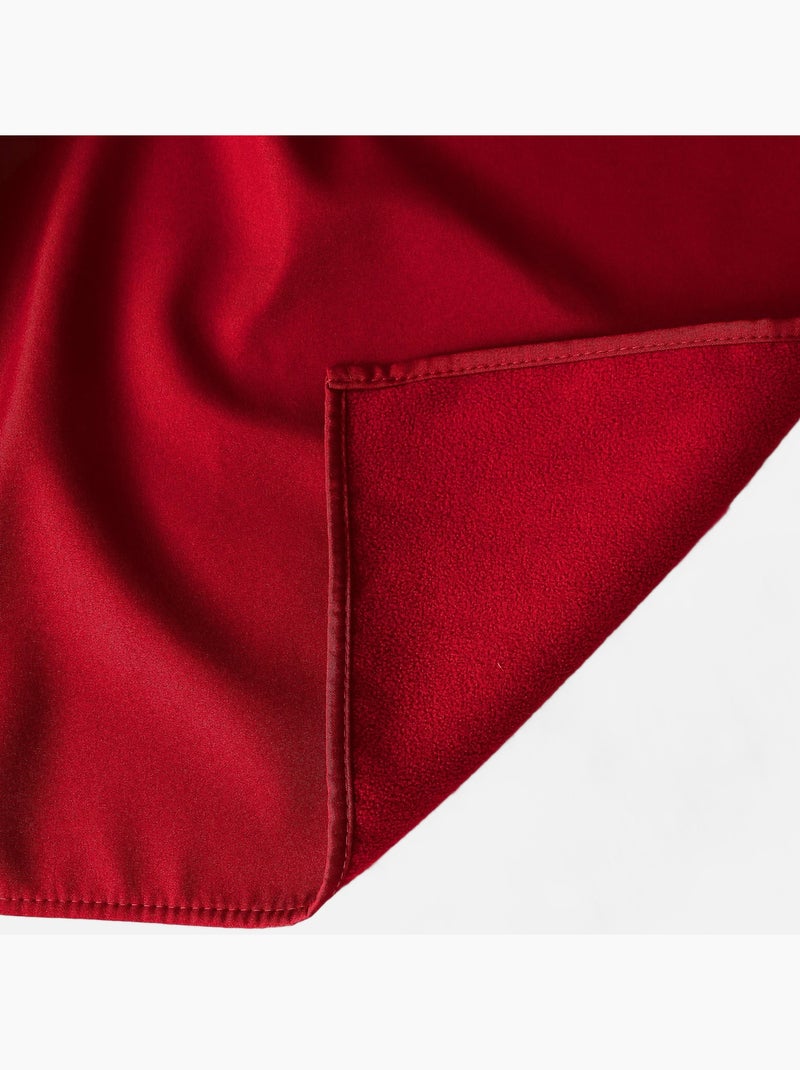 Cortina lisa isolante e térmica Vermelho - Kiabi