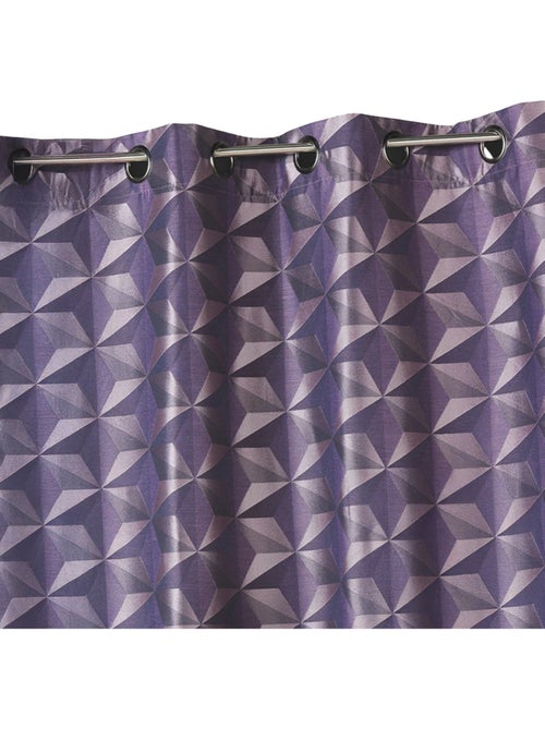 Cortina opaca em jacquard com motivos geométricos - Kiabi Cortina opaca em jacquard com motivos geométricos - Kiabi