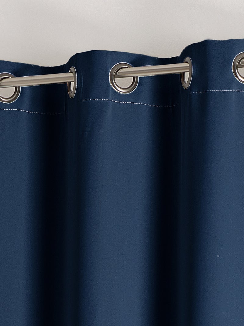 Cortina opaca retardante de fogo m1 Azul-jeans - Kiabi