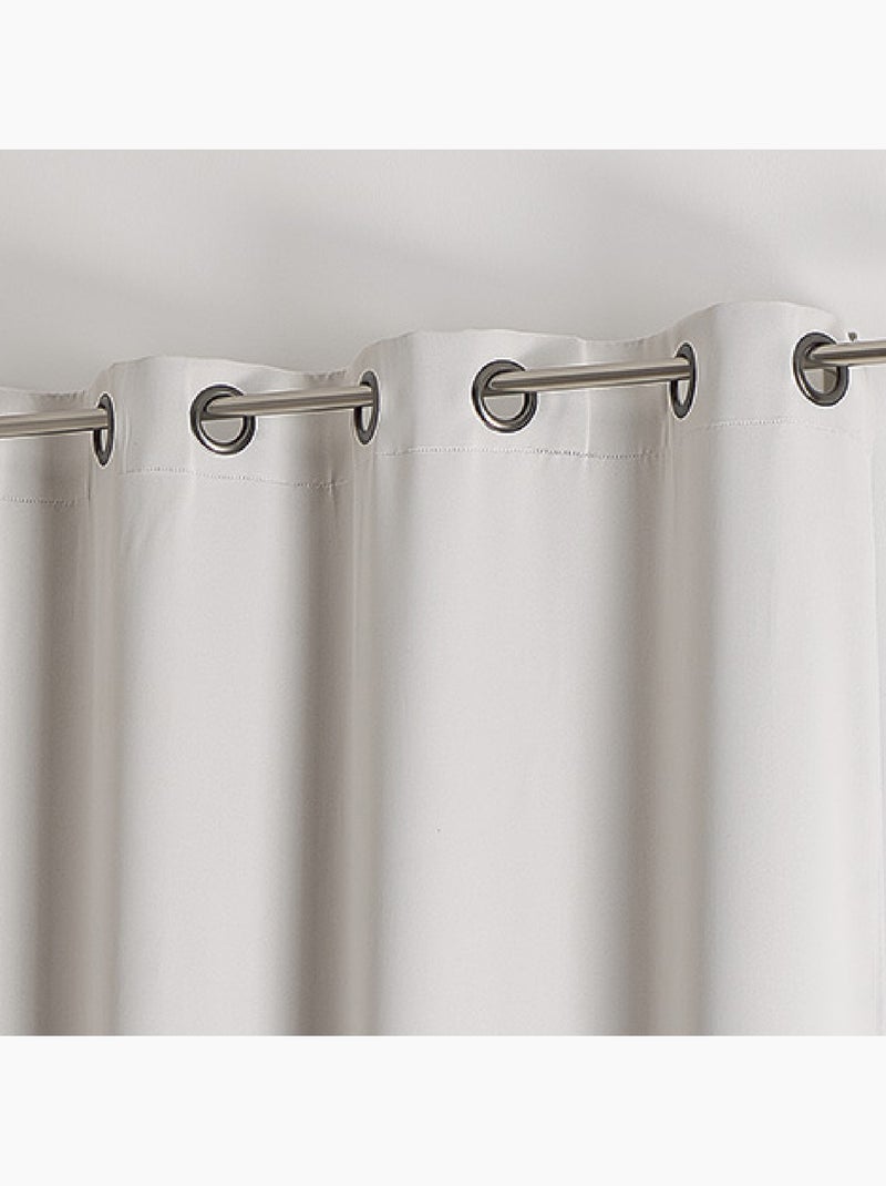 Cortina opaca retardante de fogo m1 Branco sujo - Kiabi