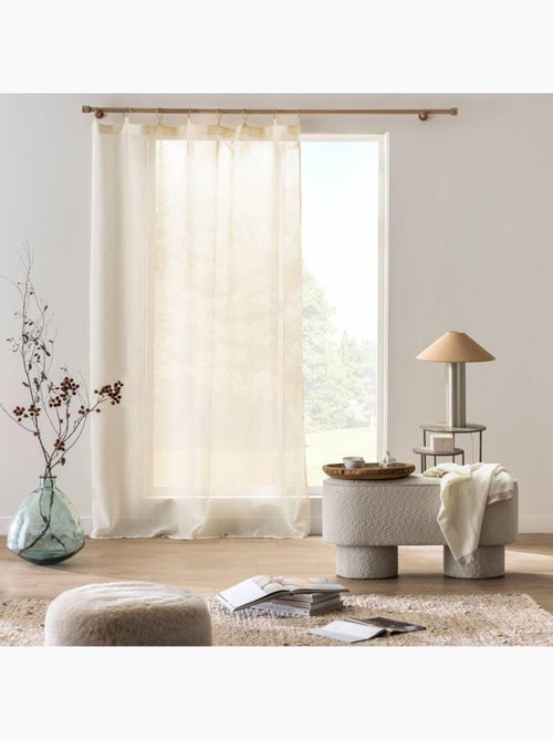 Cortina poliéster sunline douceur d'intérieur - Kiabi