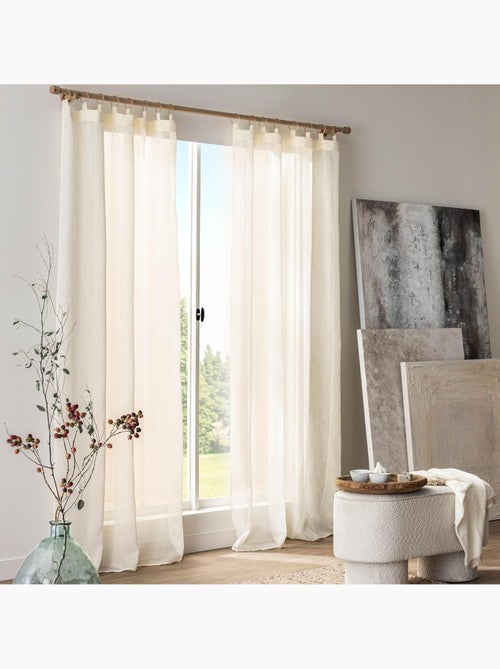 Cortina poliéster sunline douceur d'intérieur - Kiabi