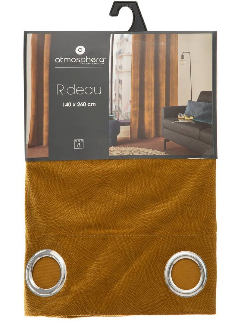 Cortina simples em estilo loft Bronze - Kiabi