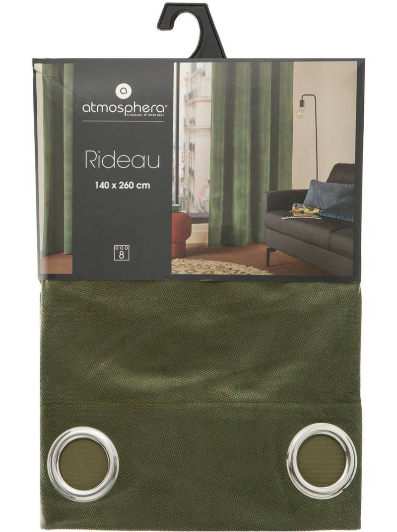Cortina simples em estilo loft Cáqui - Kiabi