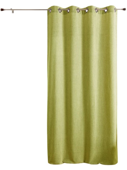 Cortina simples em tecido pesado com ilhós quadrados - Kiabi Cortina simples em tecido pesado com ilhós quadrados - Kiabi