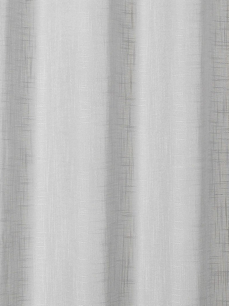 Cortina simples julie Cinza claro - Kiabi