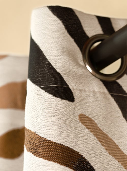 Cortina sombreada com padrão de zebra - Kiabi