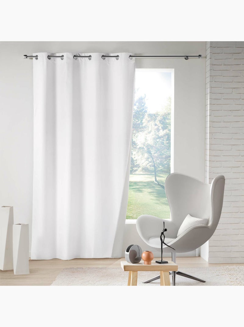 Cortina térmica com ilhós icemount Branco - Kiabi