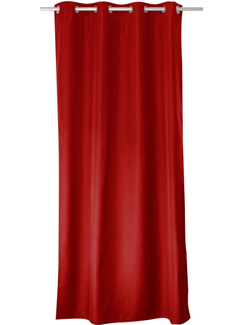 Cortina térmica em microfibra forrada Vermelho - Kiabi