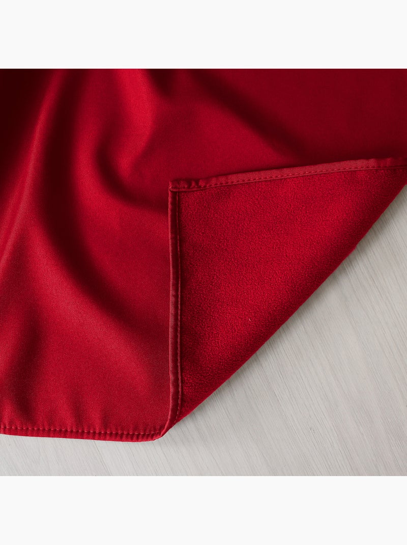 Cortina térmica em microfibra forrada Vermelho - Kiabi