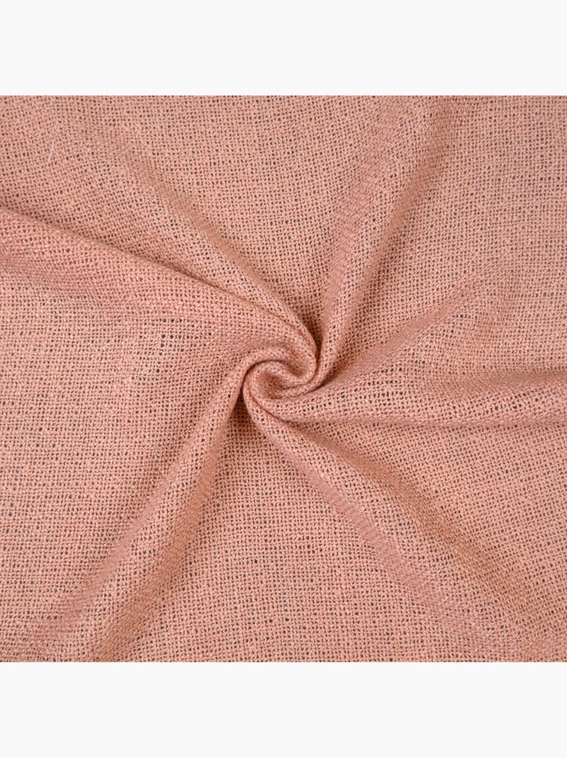 Cortinado liso opaco com ilhós Rosa velho - Kiabi