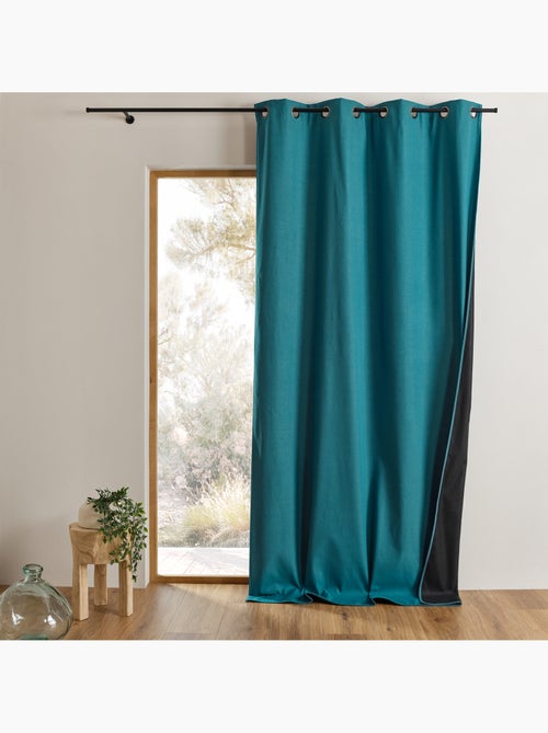 Cortinado térmico opaco com ilhós - Kiabi