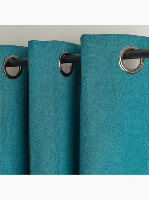 Cortinado térmico opaco com ilhós - Kiabi