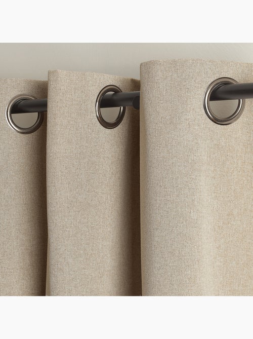 Cortinado térmico opaco com ilhós - Kiabi