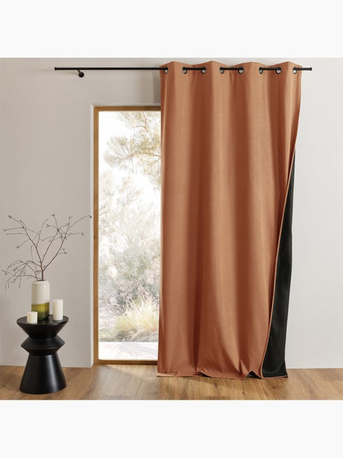 Cortinado térmico opaco com ilhós - Kiabi
