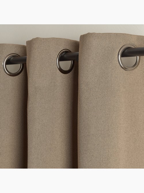 Cortinado térmico opaco com ilhós - Kiabi