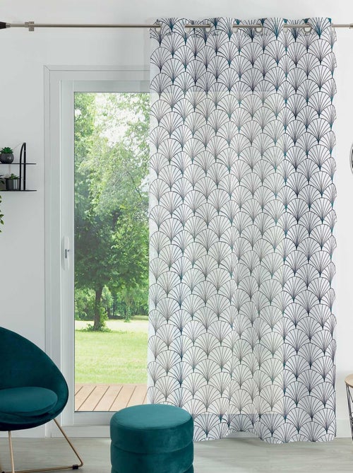 Cortinas bordadas art deco - Kiabi