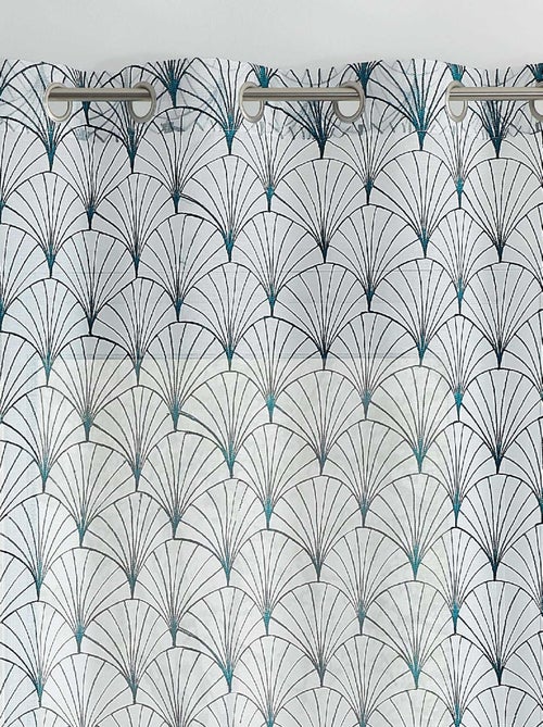 Cortinas bordadas art deco - Kiabi