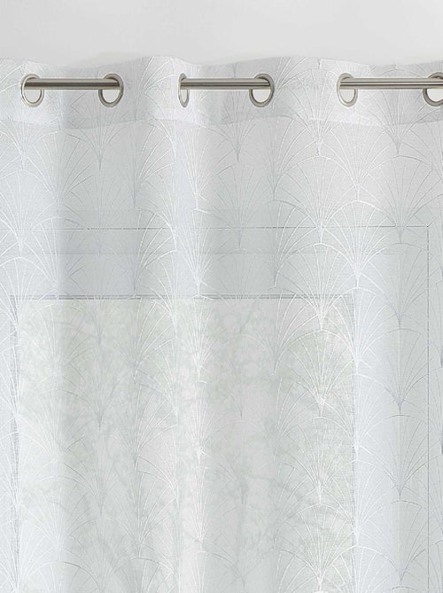 Cortinas bordadas art deco - Kiabi
