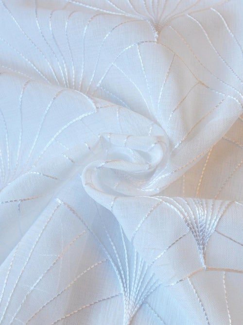 Cortinas bordadas art deco - Kiabi