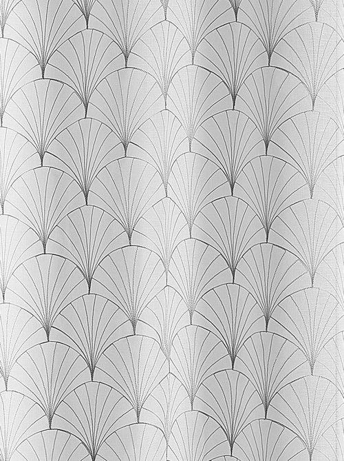 Cortinas bordadas art deco - Kiabi
