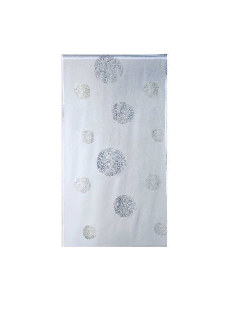 Cortinas bordadas redondas para janelas Branco - Kiabi