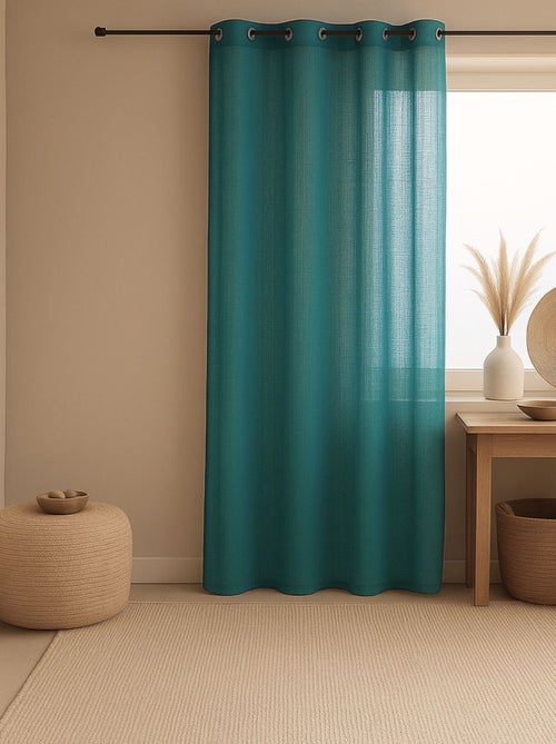 Cortinas com efeito linho - Kiabi