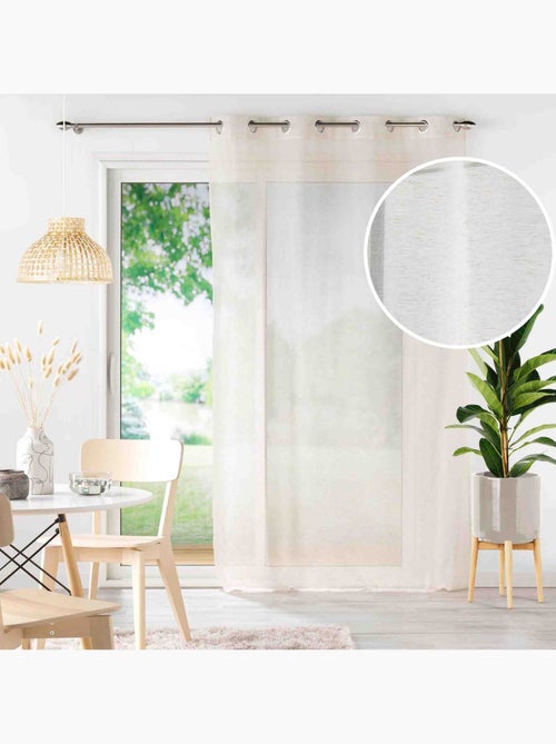 Cortinas com efeito linho - Kiabi