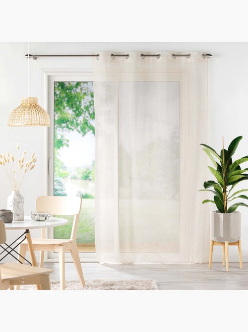 Cortinas com efeito linho - Kiabi