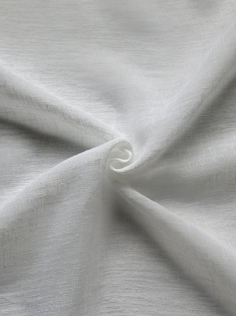 Cortinas com efeito linho Branco - Kiabi