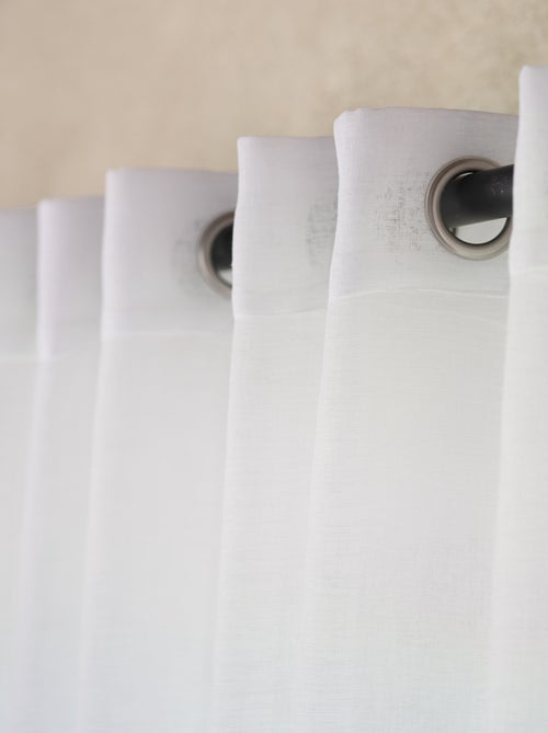 Cortinas com efeito linho - Kiabi