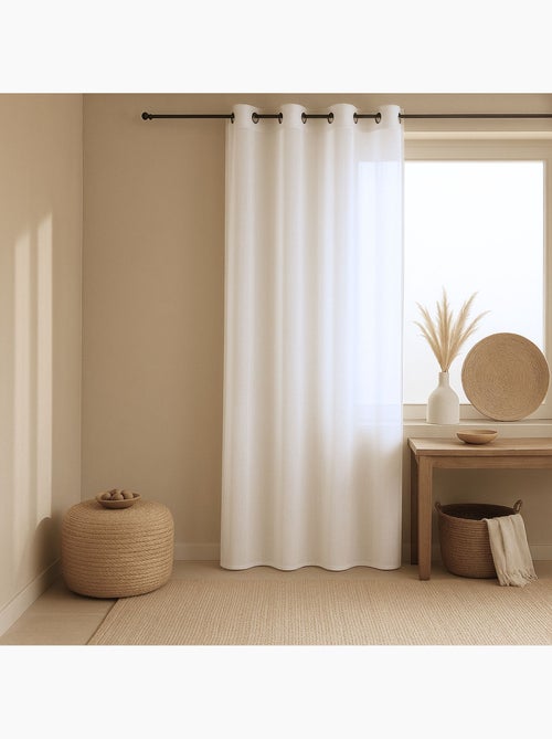 Cortinas com efeito linho - Kiabi