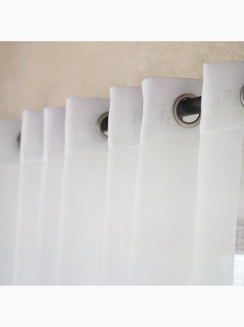 Cortinas com efeito linho - Kiabi