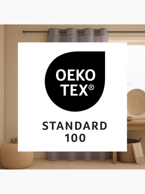 Cortinas com efeito linho - Kiabi