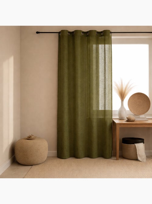 Cortinas com efeito linho - Kiabi