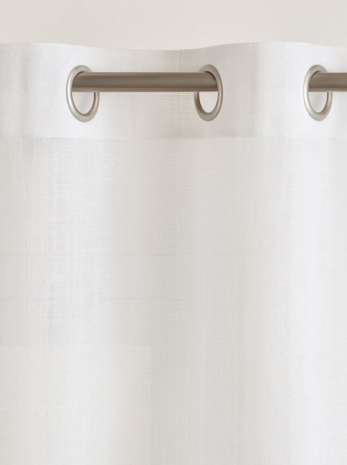 Cortinas com ilhós m1 ignífugas - Kiabi
