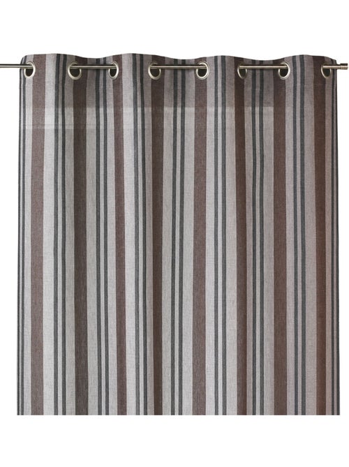 Cortinas com riscas verticais prontas a instalar - Kiabi