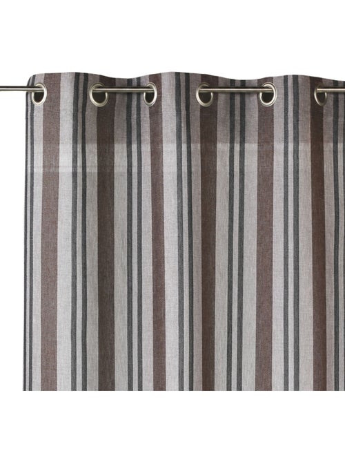 Cortinas com riscas verticais prontas a instalar - Kiabi