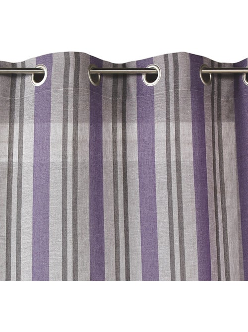 Cortinas com riscas verticais prontas a instalar - Kiabi