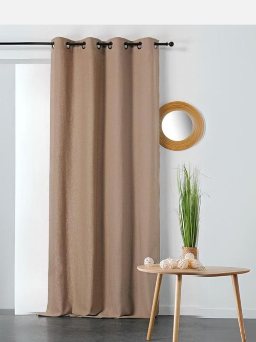 Cortinas de algodão e cânhamo - Kiabi