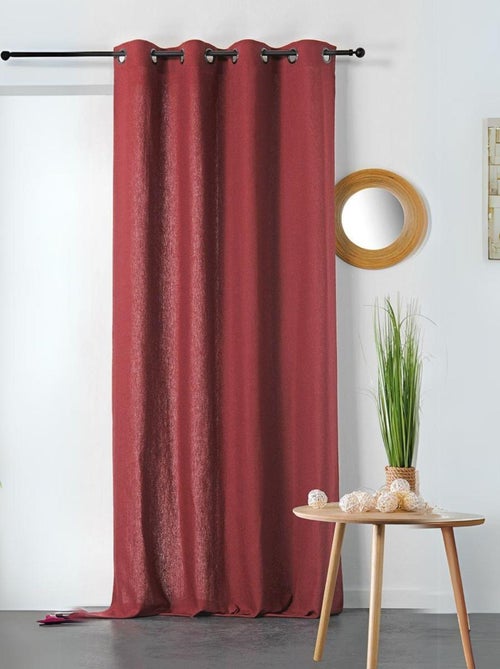 Cortinas de algodão e cânhamo - Kiabi