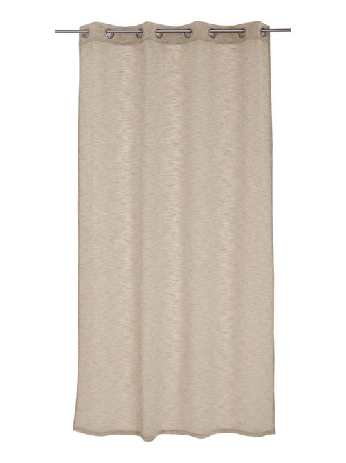 Cortinas de linho com aspeto de linho - Kiabi