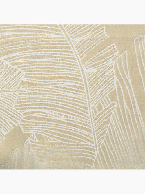 Cortinas de rede com estampado de folhas - Kiabi