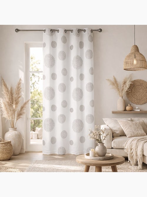 Cortinas redondas com impressão magnética - Kiabi Cortinas redondas com impressão magnética - Kiabi