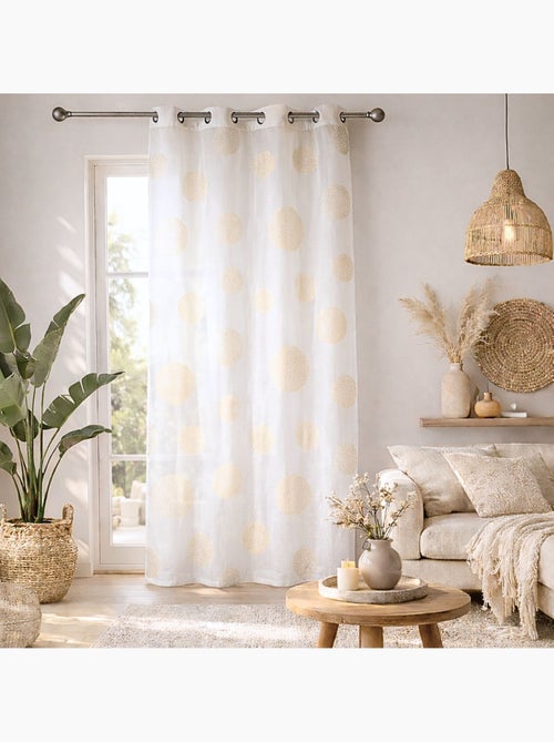 Cortinas redondas com impressão magnética - Kiabi Cortinas redondas com impressão magnética - Kiabi