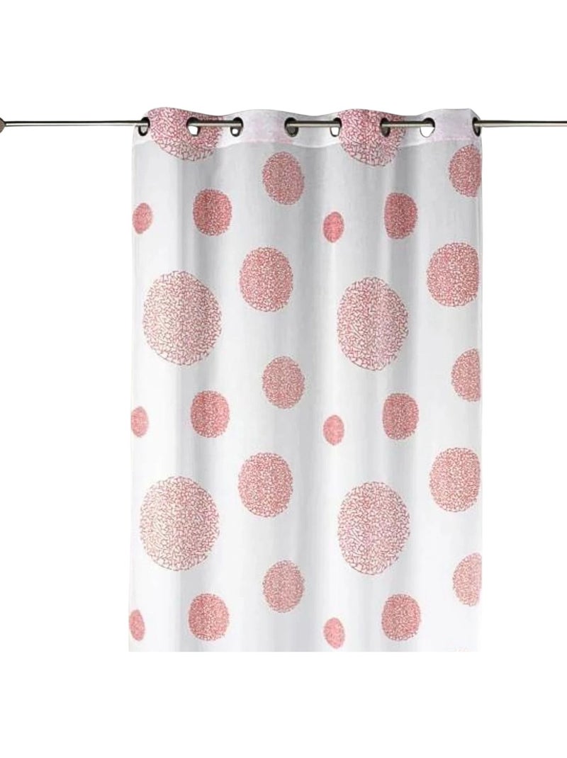 Cortinas redondas com impressão magnética Vermelho - Kiabi