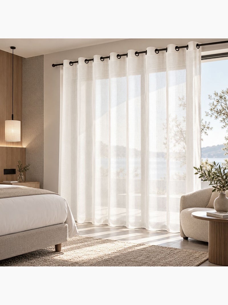 Cortinas retardadoras de fogo m1 Marfim - Kiabi