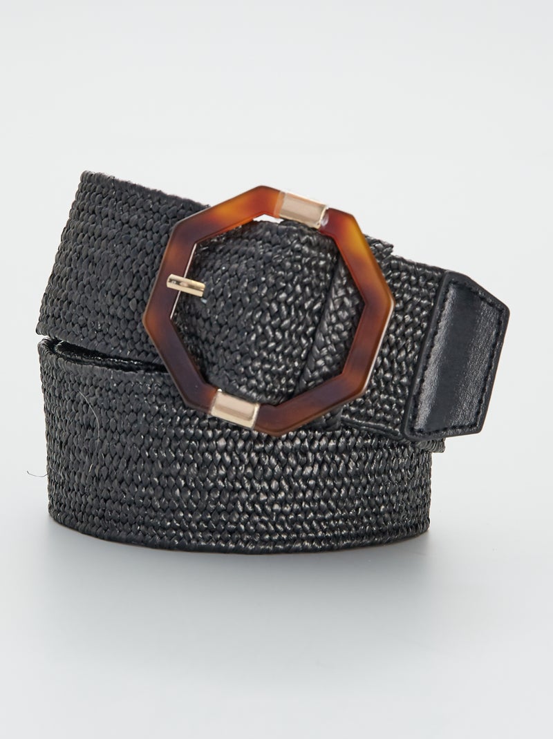 Cós elástico Preto - Kiabi