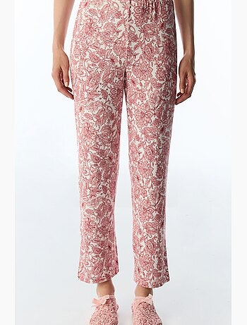 Countryside calça de pijama estampada floral penti