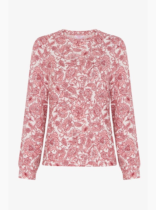 Countryside t-shirt de pijama estampado floral de manga comprida penti - Kiabi